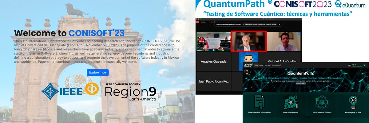 Keynote titulada “Testing de Software Cuántico: técnicas y herramientas” en la conferencia CONISOFT 2023