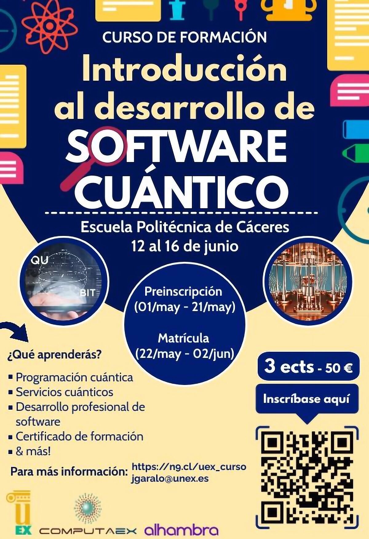 Curso introducción al desarrollo de software cuántico